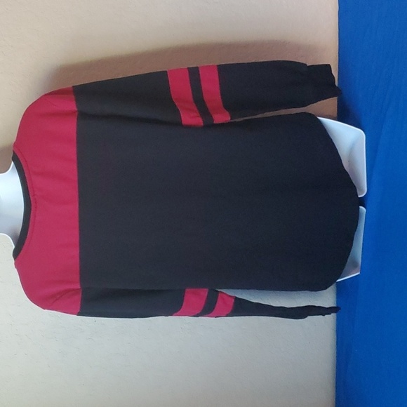 Harley Quinn Long Sleeve Shirt Top Gotham Batman Joker Birds of Prey Sz L - Picture 4 of 9